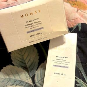 Monat Be Balanced cleanser & moisturizer